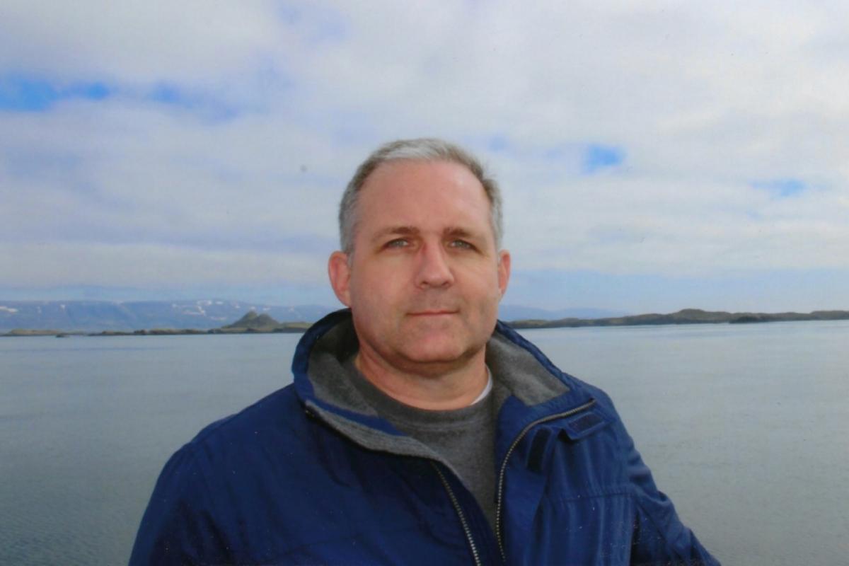 Paul Whelan, em foto tirada na Islândia, foi preso na Rússia e acusado de espionagem. Whelan, 48 anos, é fuzileiro naval aposentado | Foto de família