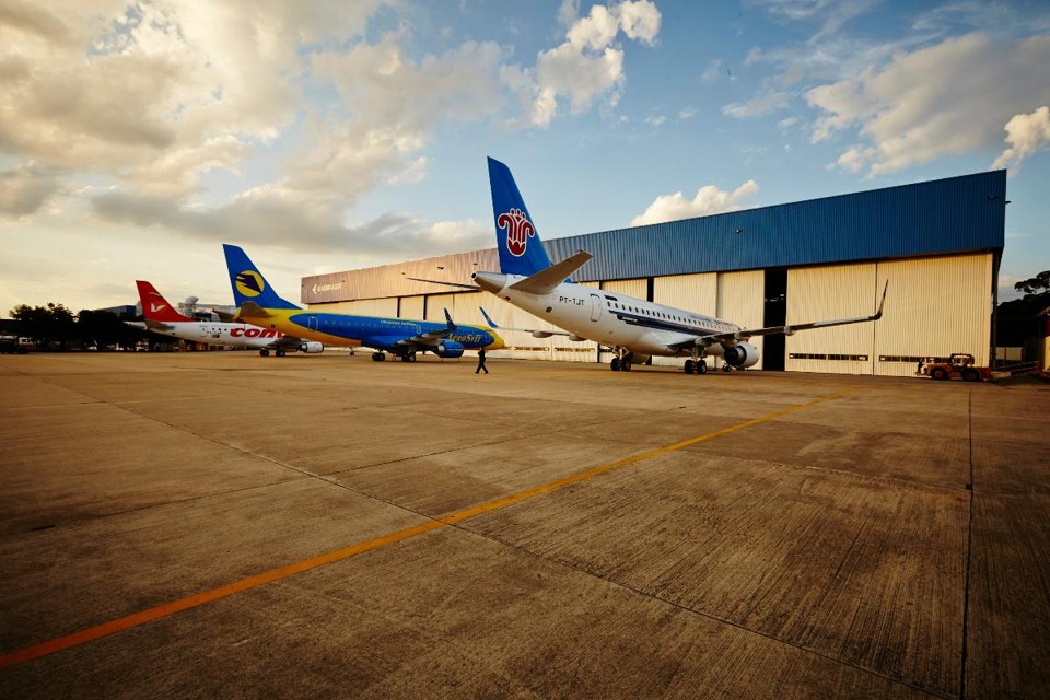 Pátio da unidade da Embraer em São José dos Campos | Divulgação/
Embraer