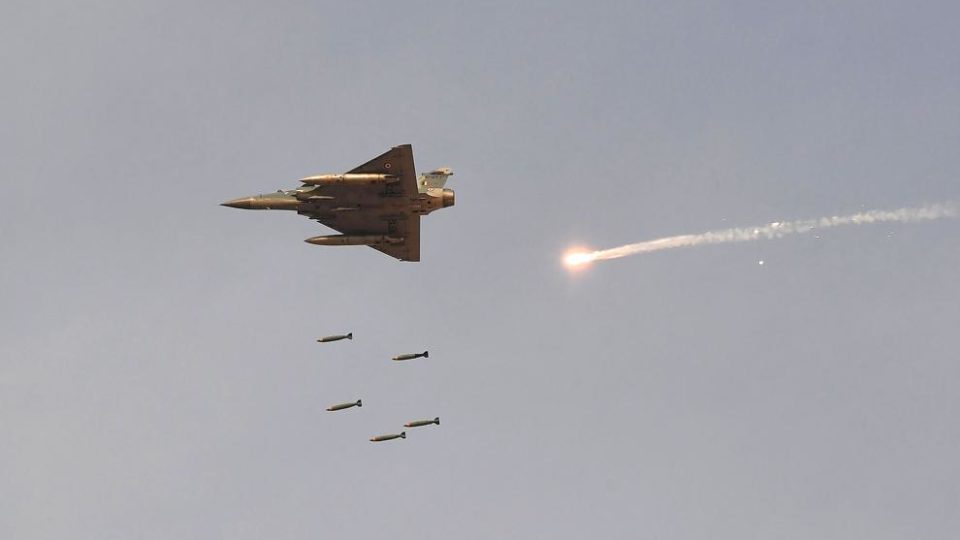 Caça Mirage-2000 da Força Aérea Indiana