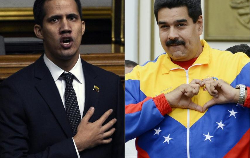 Juan Guaidó e Nicolás Maduro