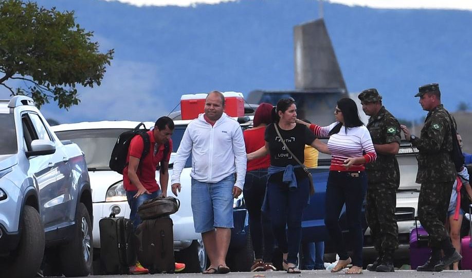 Brasileiros chegam em Pacaraima