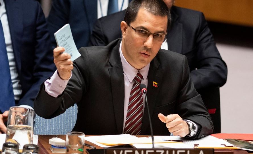 Ministro do regime chavista, Jorge Arreaza