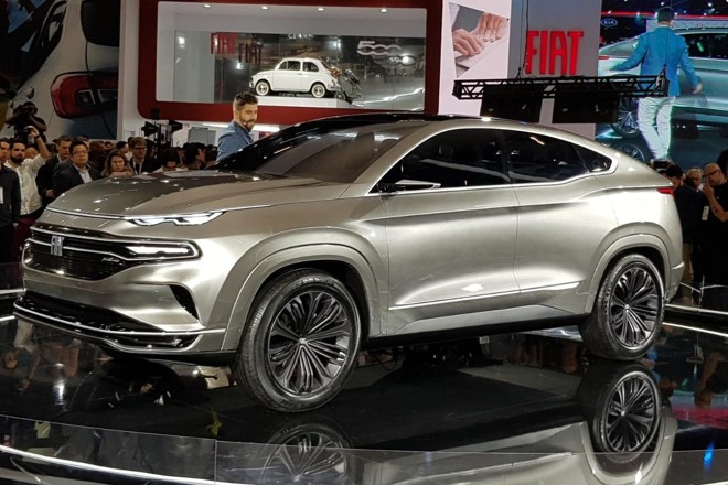 O conceito Fastback, que servirá de base para o SUV, foi apresentado no Salão de SP 2018. | Renyere Trovão / Gazeta do Povo