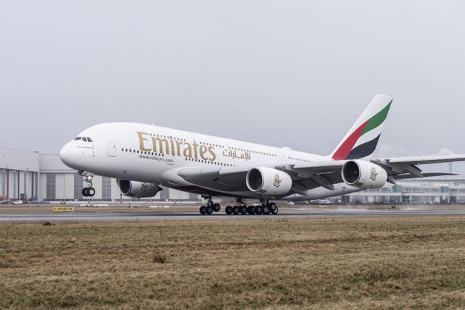 A Emirates era a principal compradora do A380 e acabou revendo suas últimas encomendas à Airbus. | DivulgaçãoAirbus