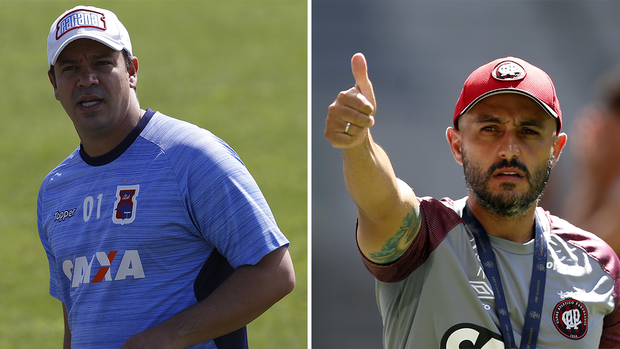 Técnico Dado Cavalcanti e Rafael Guanaes irão se enfrentar nesse domingo. | Fotos: Jonathan Campos/Albari Rosa
/Gazeta do Povo