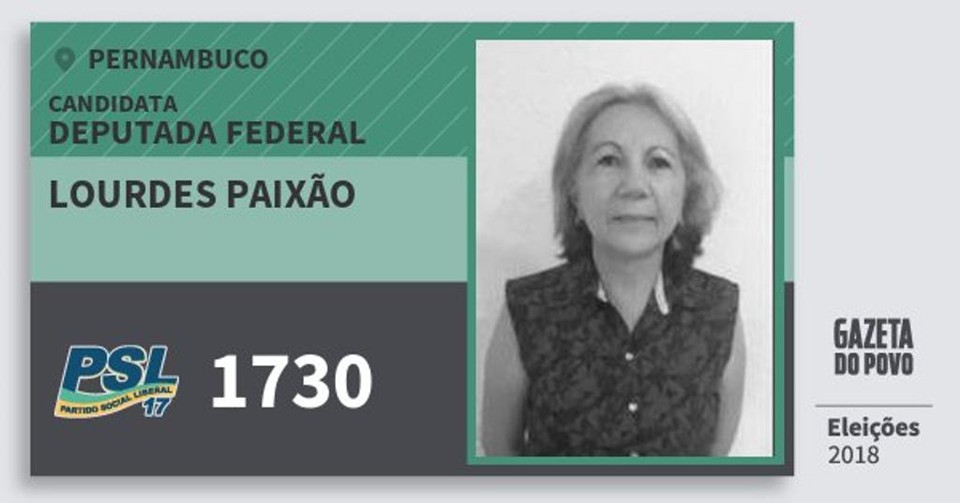 Partido de Bolsonaro destinou R$ 400 mil de verba pública a candidata laranja, diz jornal Candidatura de Lourdes Paixão foi a terceira que mais recebeu verba pública entre candidatos do PSL. | Reprodução/Gazeta do Povo
