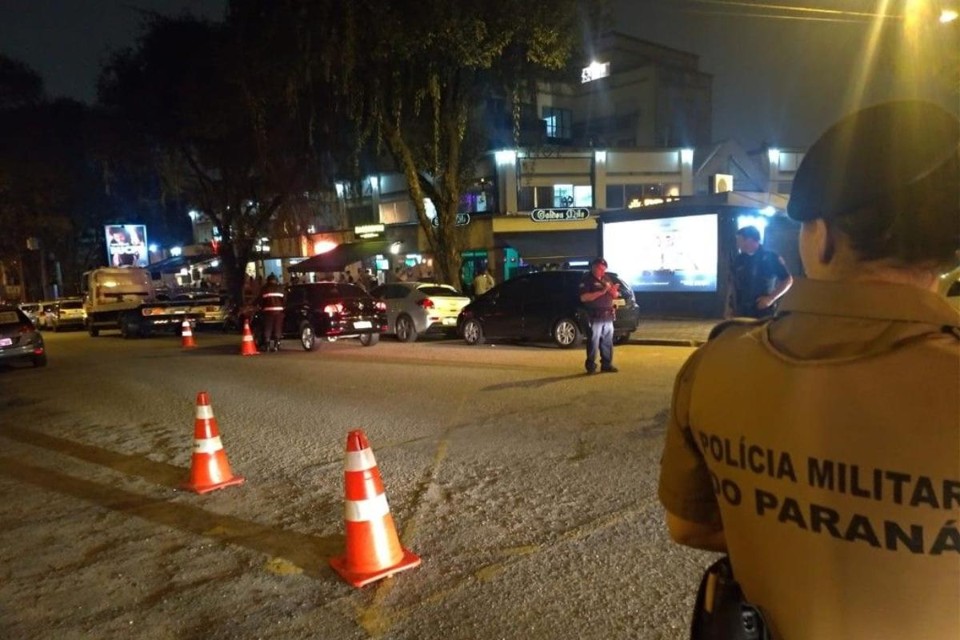 Na região,  conhecida como “Prainha da Itupava”, há diversos bares, mas briga teria acontecido na rua. | Divulgação/AIFU