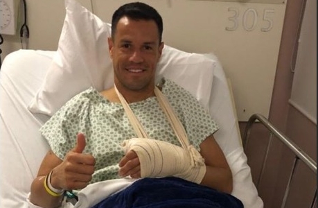 Wilson se recupera após a cirurgia | Instagram do jogador./