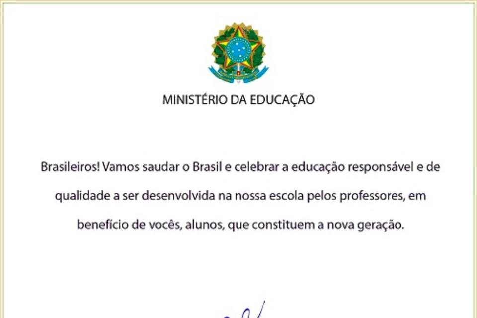| Divulgação/ MEC