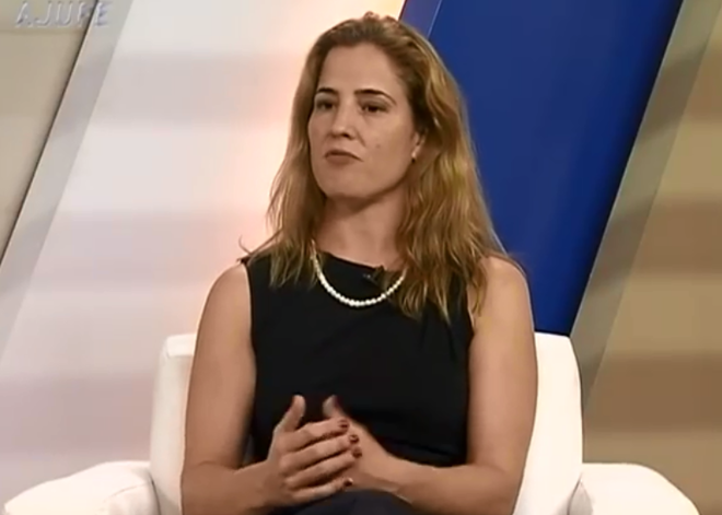 A juíza federal substituta Gabriela Hardt. | Reprodução