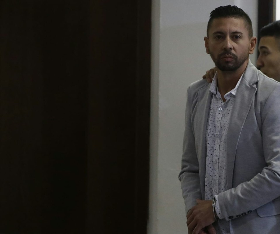 Edison Brittes, assassino confesso de Daniel, acompanhou de frente o depoimento da mãe | Jonathan Campos/Gazeta do Povo