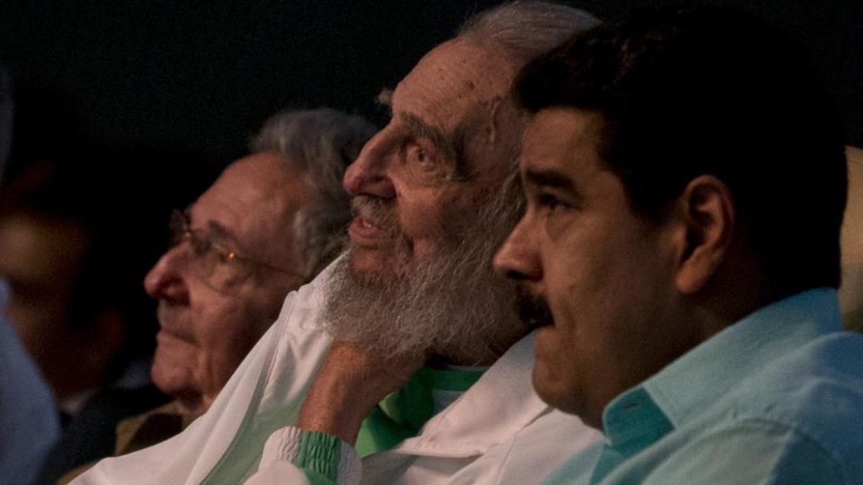 Fidel Castro e Nicolás Maduro