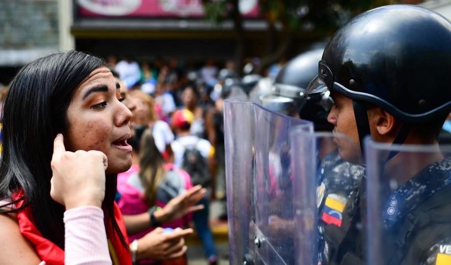 Protesto anti-Maduro na Venezuela