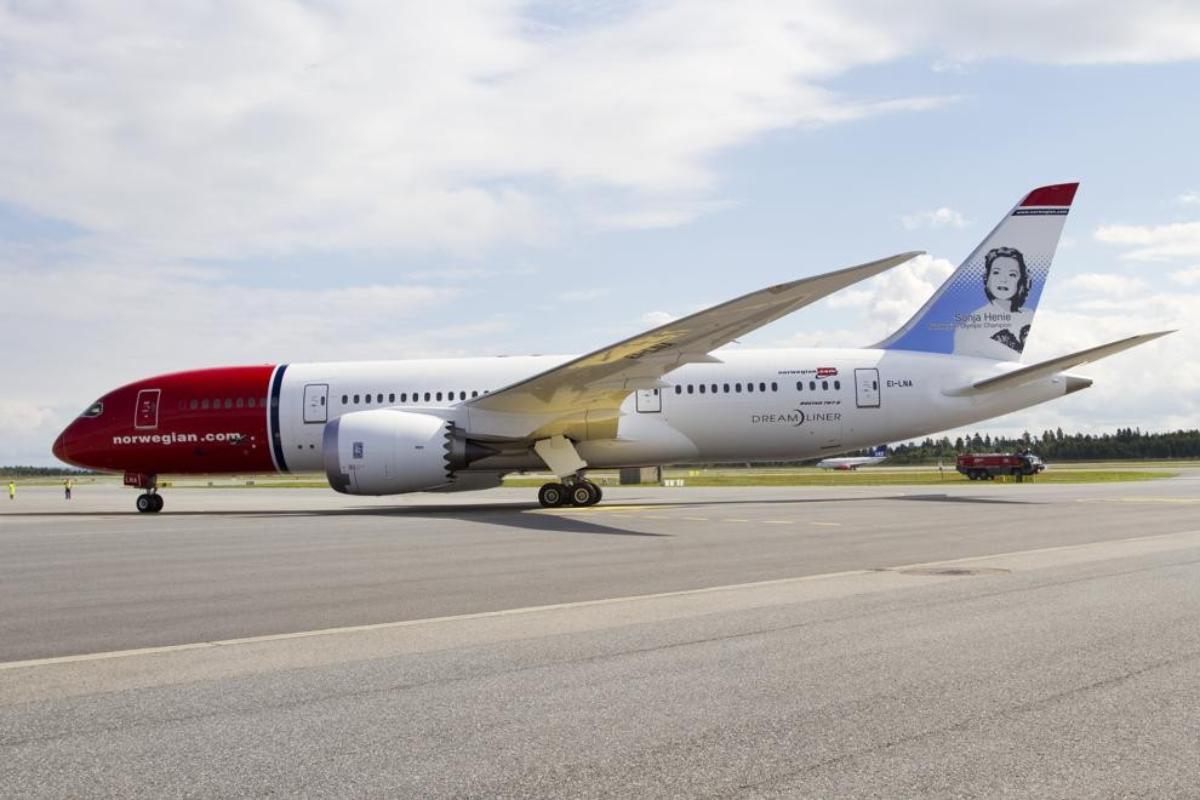 Boeing 787 Dreamliner é um dos aviões usados pela companhia low-cost Norwegian, que começou a operar no Brasil. | Norwegian Air UK/Divulgação