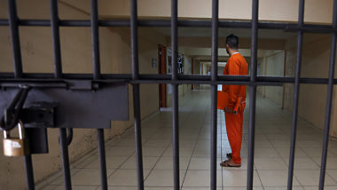 Detendo do Complexo Penitenciário de Piraquara, no Paraná. (Imagem: Albari Rosa / Gazeta do Povo / Arquivo)
