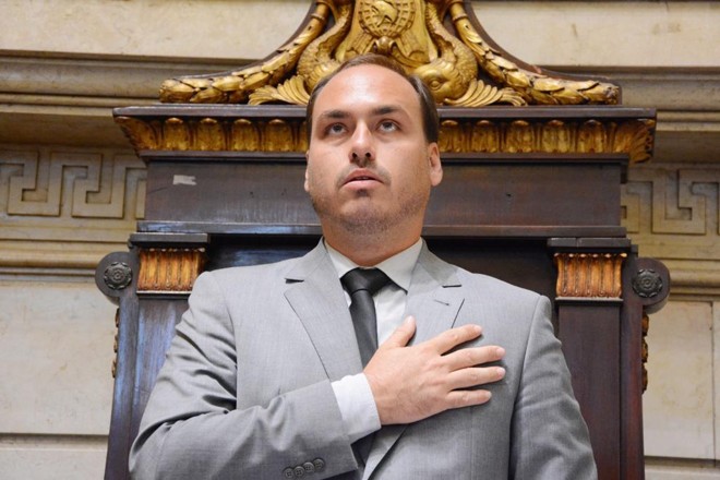 Carlos Bolsonaro: fillho é visto como protagonista nas decisões do pai | Renan Olaz/CMRJ