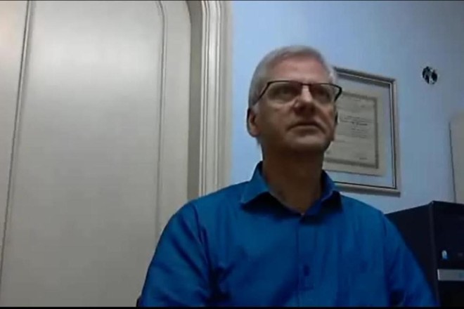 Contador Dirceu Pupo Ferreira, durante depoimento ao Ministério Público do Estado do Paraná, no âmbito da Operação Rádio Patrulha. | Reprodução