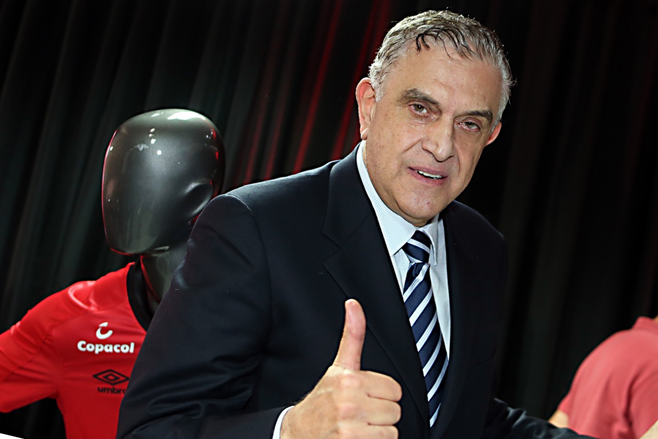 Presidente do Conselho Deliberativo do Athletico, Mario Celso Petraglia. | Albari Rosa/Gazeta do Povo/