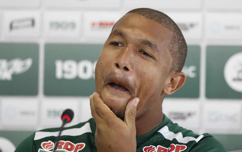Atacante Rodrigão pode voltar ao time do Coritiba após se recuperar de lesão | Jonathan Campos/Gazeta do Povo