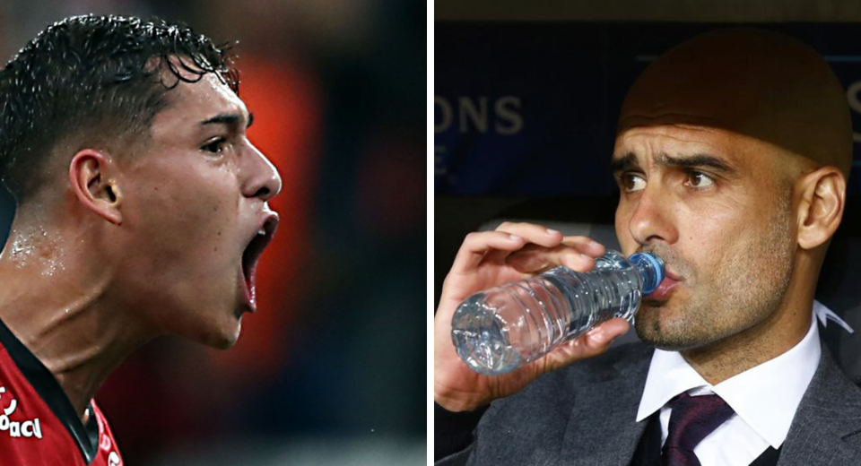 Lucas Halter  e Peg Guardiola | /Albari Rosa e  Reuters