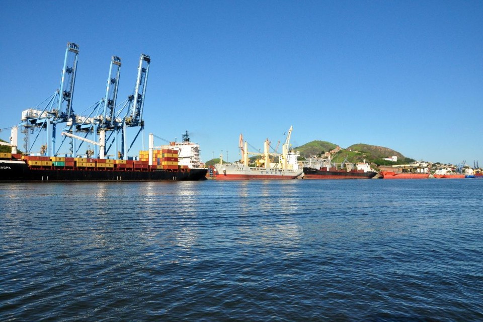 Porto de Vitória, um dos terminais administrados pela Codesa no Espírito Santo. | Divulgação/Codesa