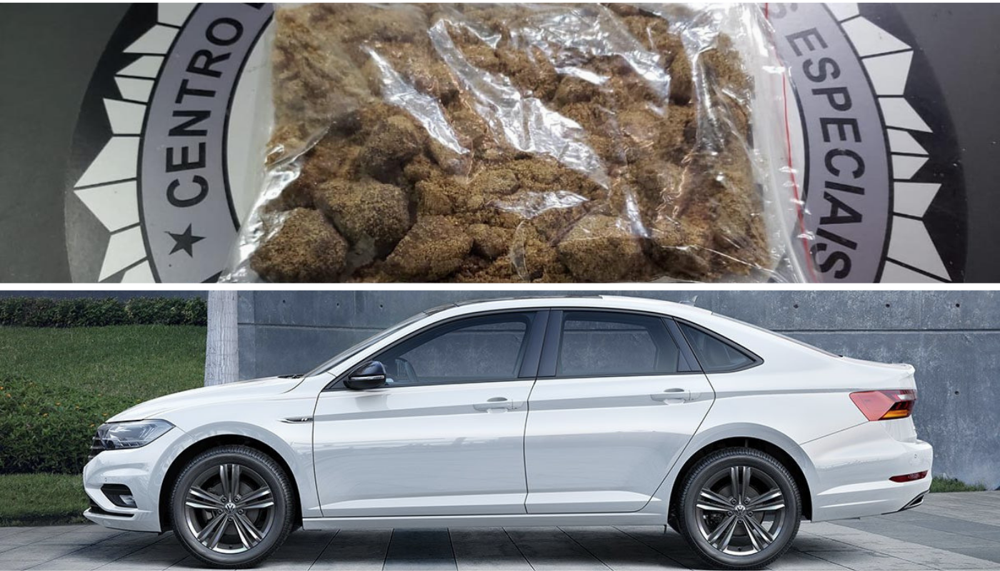 Menos de 1 kg de MDMA renderia um Volkswagen Jetta 0 km ao traficante. | Polícia Civil e Volkswagen/