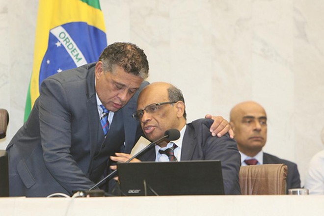 O secretário da Fazenda do Paraná, Renê Garcia Júnior, durante evento na Assembleia Legislativa do Paraná. | Orlando Kissner/Alep