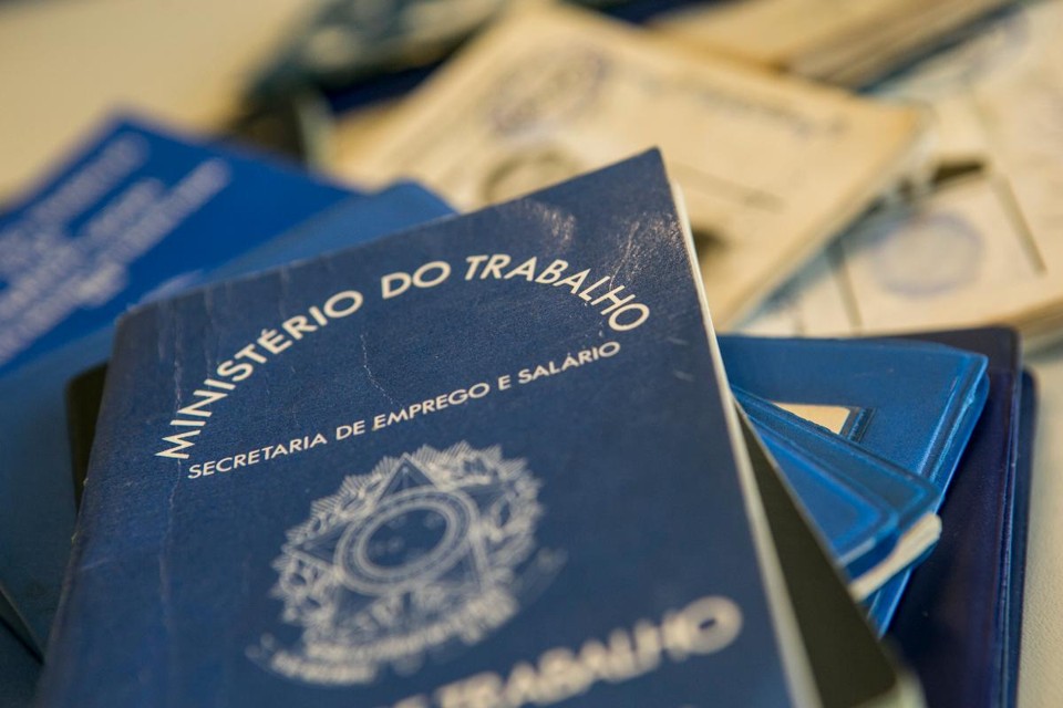 Diferentes modelos de carteira de trabalho | Marcelo Andrade/Gazeta do Povo