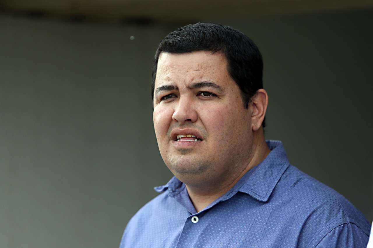 Presidente do Paraná durante a eliminação do clube no Paranaense 2019. | /Albari Rosa/Gazeta do Povo
