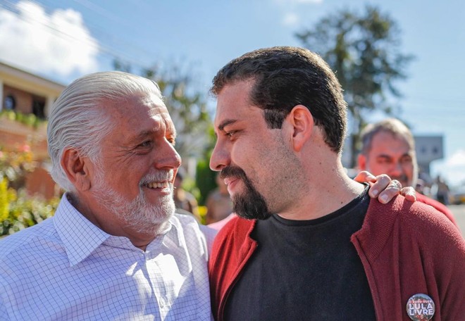 O senador do PT Jaques Wagner e o ex-candidato a presidente do PSOL, Guilherme Boulos: críticas mútuas ficaram no passado. | Ricardo Stuckert/Fotos Públicas