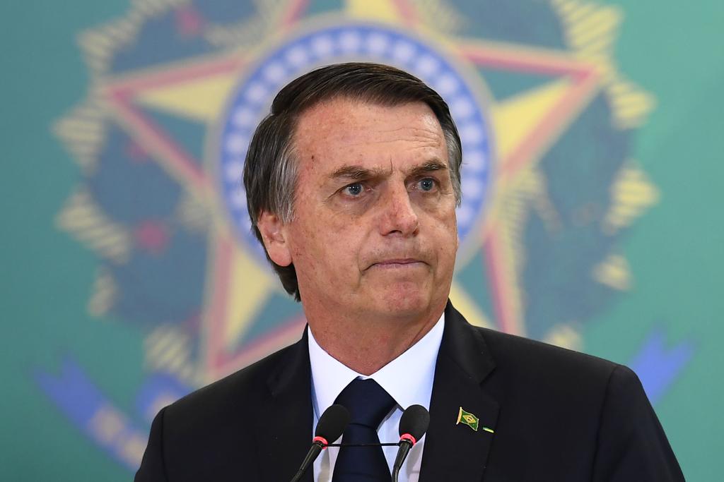 O presidente Jair Bolsonaro publicou uma série de mensagens sobre a “ideologia de esquerda” | EVARISTO SA/AFP