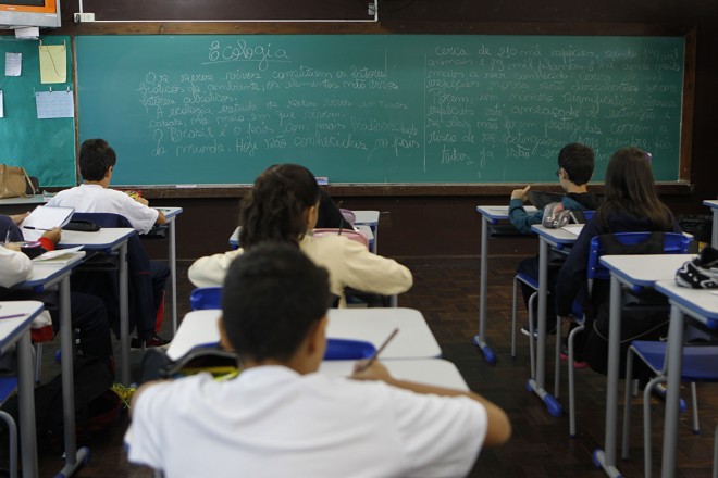 Na primeira edição, 600 mil alunos farão o teste. | Jonathan Campos/Gazeta do Povo