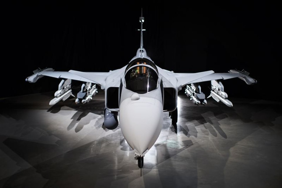 O sueco Gripen será o novo modelo de caça da Força Aérea Brasileira. Foto: Divulgação/Saab