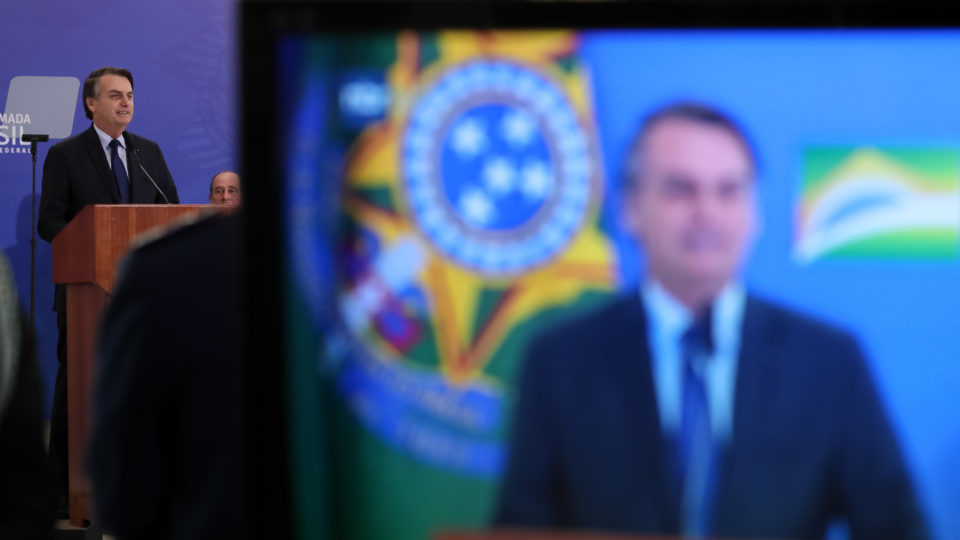(Brasília - DF, 05/04/2019) Palavras do Presidente da República, Jair Bolsonaro. Foto: Marcos Corrêa/PR