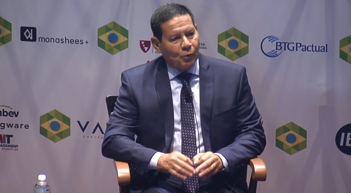 Hamilton Mourão no encerramento da Brazil Conference 2019
