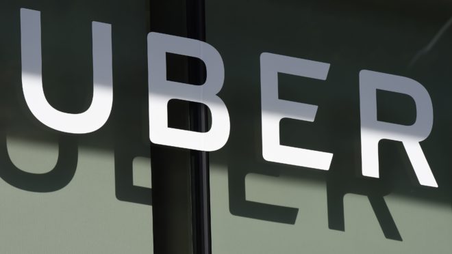 Letreiro do Uber nos Estados Unidos