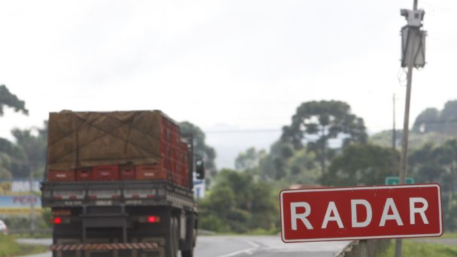 Novos radares: Radar na BR-277