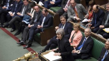 Entenda o Parlamento britânico, palco dos debates do Brexit A Casa dos Comuns do Parlamento britânico. Foto: AFP PHOTO /JESSICA TAYLOR/ UK Parliament