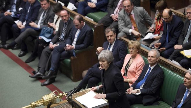 A Casa dos Comuns do Parlamento britânico. Foto: AFP PHOTO /JESSICA TAYLOR/ UK Parliament
