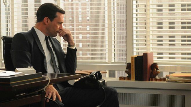 Cena do seriado 'Mad Men': uma "história sobre nossos sonhos, desejos e esperanças em um novo tempo do mundo". (Imagem: Divulgação)