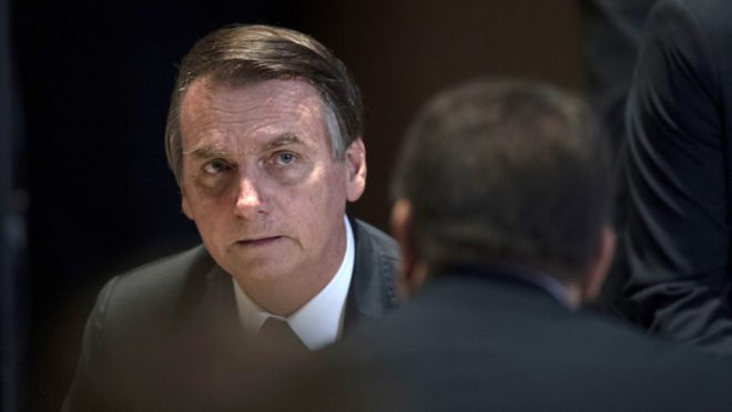 Presidente Jair Bolsonaro assinou o documento que deu origem ao Prosul e enterrou de vez a Unasul | Foto: Mauro Pimentel/AFP