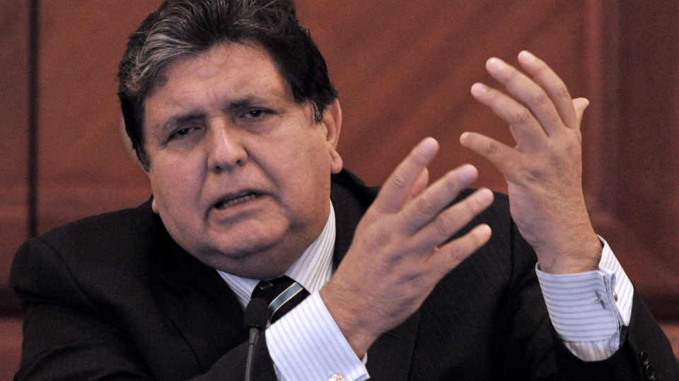 Ex-presidente do Peru Alan García | Foto: Cris BOURONCLE / AFP