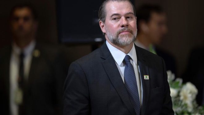 O presidente do Supremo Tribunal Federal (STF), Dias Toffoli (Imagem: Mauro Pimentel / AFP)