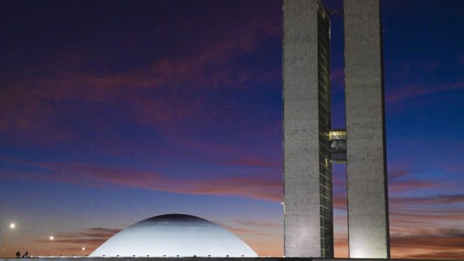 Fachada do Congresso Nacional, a sede das duas Casas do Poder Legislativo brasileiro. Foto: Pedro França / Agência Senado
