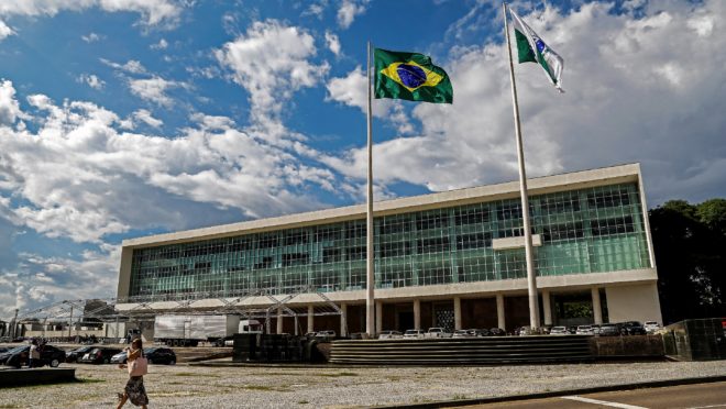 Palácio Iguaçu, sede do governo do Paraná.