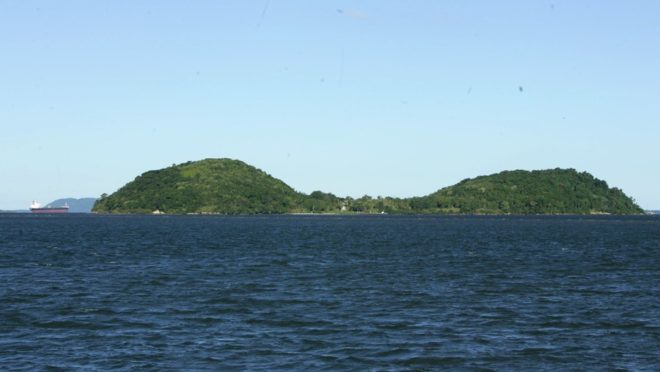 Ilha das Cobras, na Baía de Paranaguá. Foto: Daniel Castellano/Arquivo/Gazeta do Povo