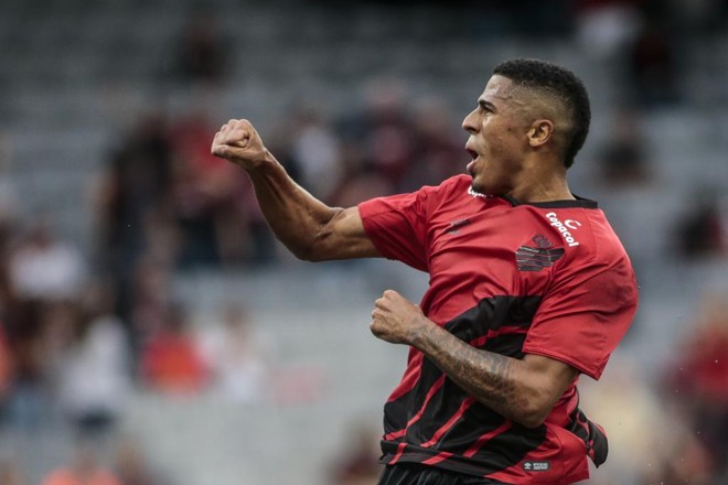 Atacante Bergson, do Athletico. | André Rodrigues/Gazeta do Povo