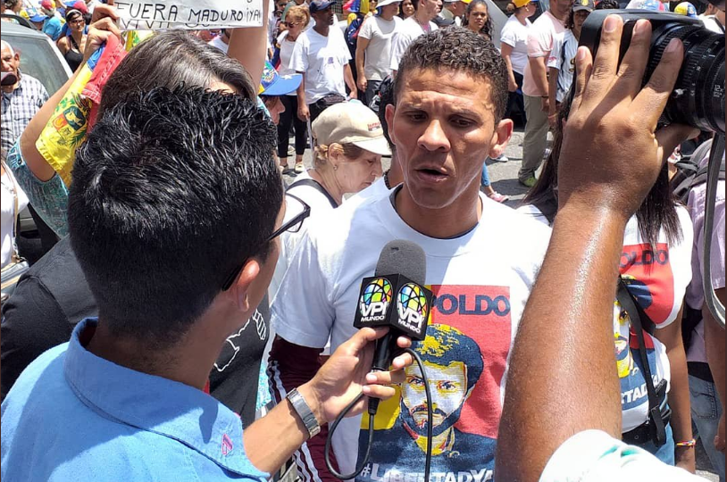 Gilber Caro, deputado venezuelano da oposição, detido pelo Sebin | Foto: Reprodução/Twitter
