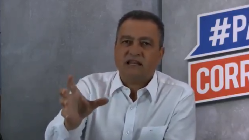 Governador baiano explica porque não vai à inauguração de aeroporto com Bolsonaro Governador da Bahia, Rui Costa (PT).