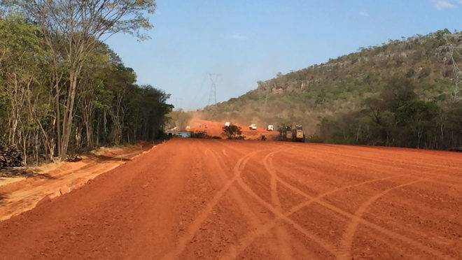 Trecho da Fiol, a Ferrovia de Integração Oeste-Leste. Crédito: Gondiberto Filho/Valec